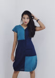 Blue Balloon Dress - ravintage